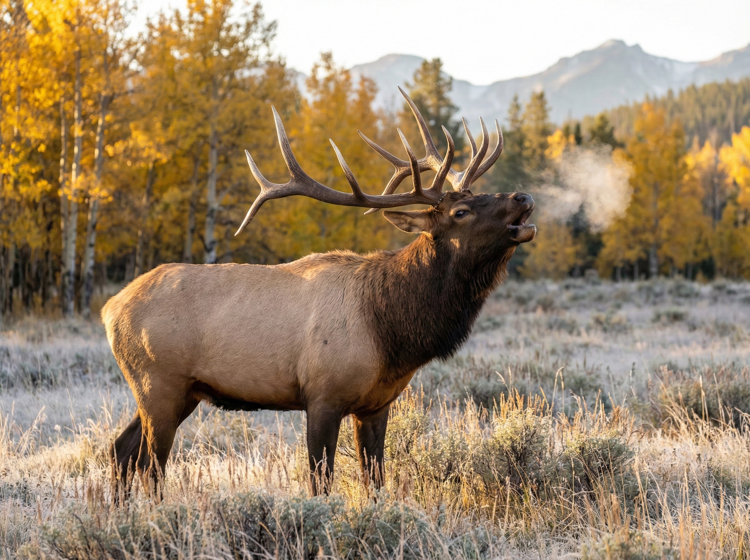 Bull Elk Bugling